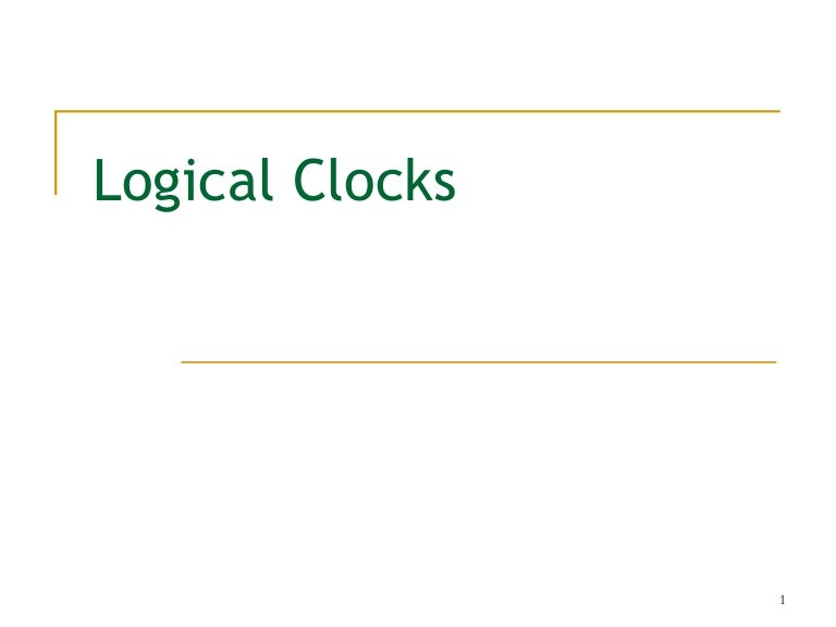 logical clocks
