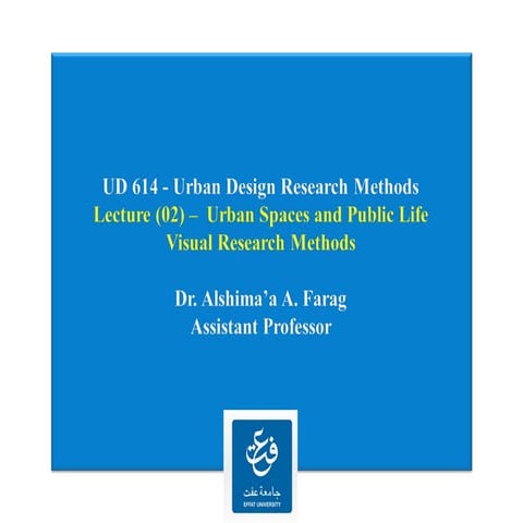 Visual Research methods