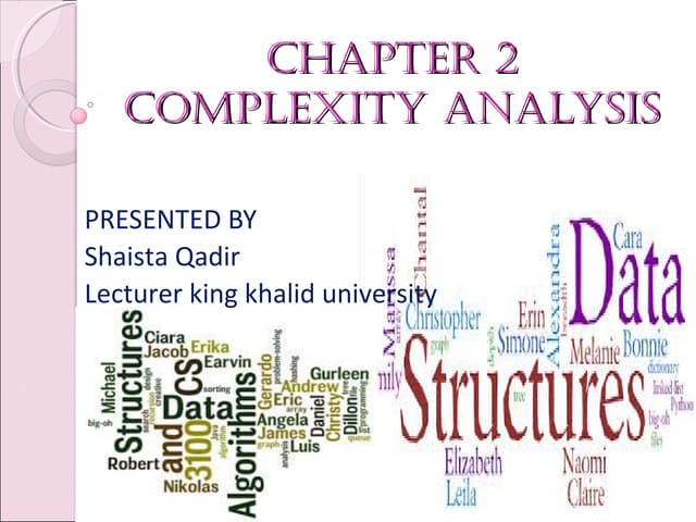 Complexity Analysis 