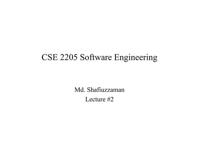 Software Process Model