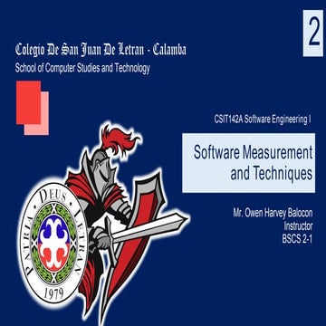 Lecture 2. Software Measurement and Techniques.pdf