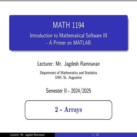 Matlab Intro to Arrays Guide for Beginners.pdf
