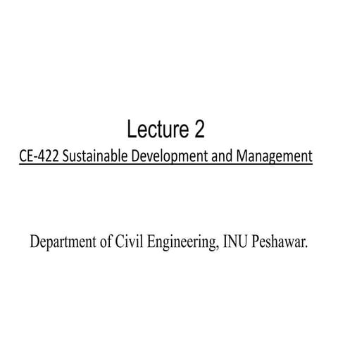sustainable lecture 2 based on PEC CURRICULU