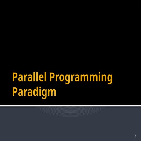 parallel computing paradigm lecture.pptx