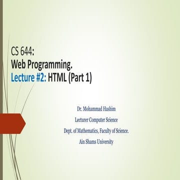 Web Programming (HTML part1) introduction.pdf