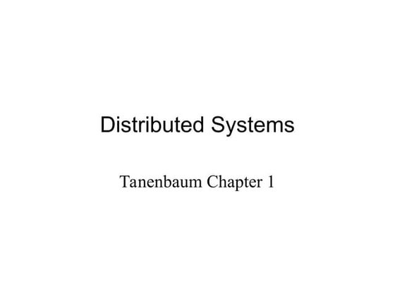 Image 357: Lecture 2 - Definition and Goals of a Distributed System.ppt