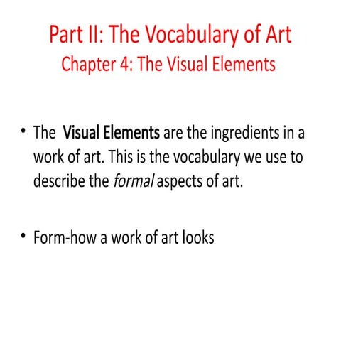 Visual elements | PDF