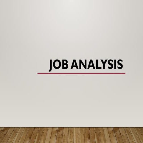 Lecture 2 - Job Analysis for HRM students.pptx