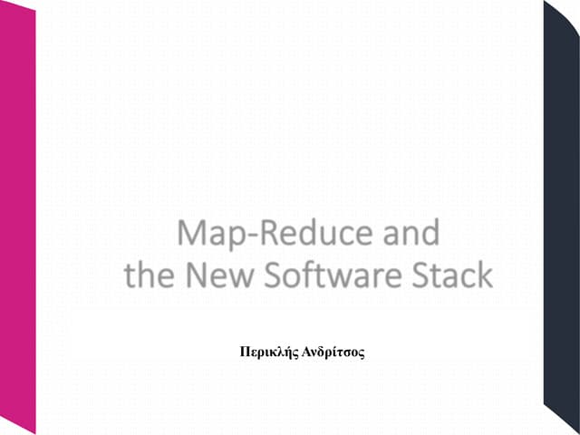 Lecture2-MapReduce - An introductory lecture to Map Reduce