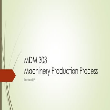 MACHINING TIME CALCULATION | PPTX