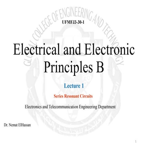 Lecture 2- Series Resonant Circuits.pptx