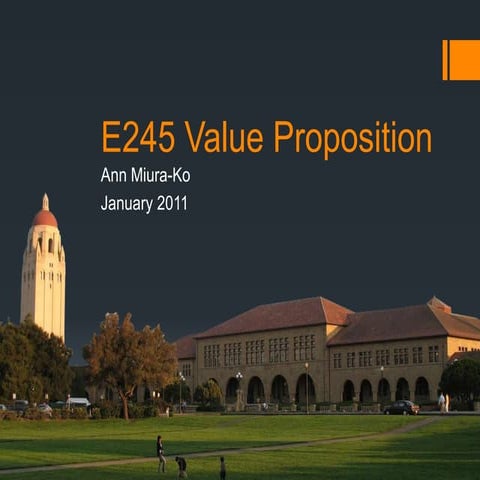 Engr245 session 02 value proposition