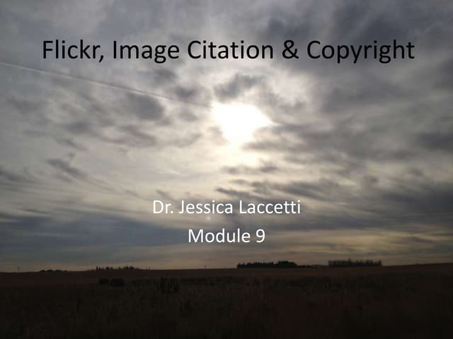 Lecture 20:  Creative Commons & Copyright