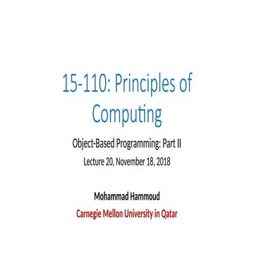 Lecture20-Object-Based-Programming-Nov18-2018.pptx | Free Download