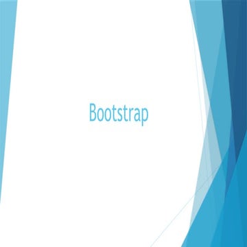 Lecture 20 Bootstrap.pptx for web devvelopment