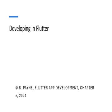 Step by step guide to install Flutter and Dart | PDF
