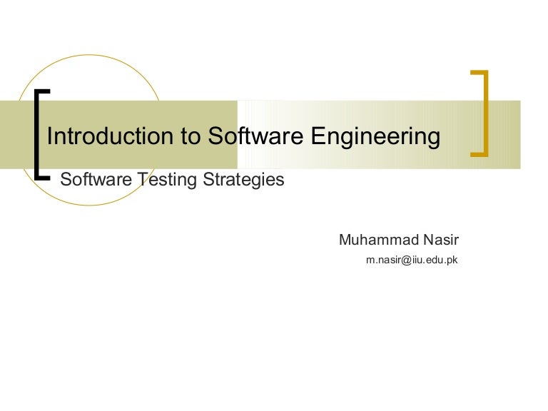 Introduction To Software Engineering 1 Introduction To Software Engineering 1