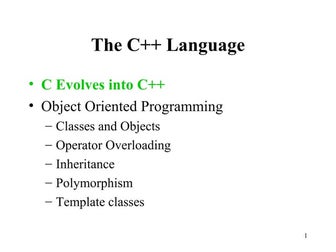 C++ Language