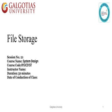 Comprehensive Overview of File Storage in System Design: Concepts, Use ...