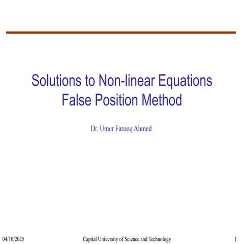 Lecture 2_2  False Position  Method.pptx