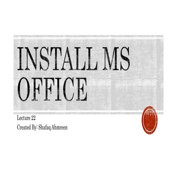 how to install office step by step