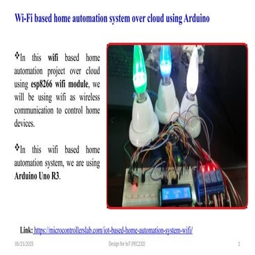 Lecture23_Home automation where we talk how iot can be used for home automation