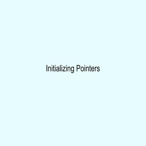 working with pointers in programming languages | PPT