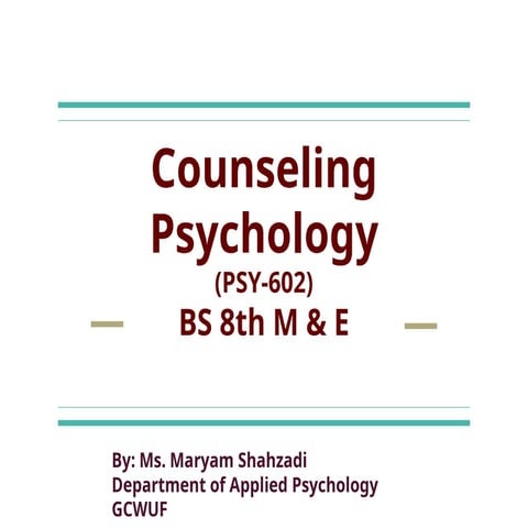 Lecture 25 REBT. Rational Emotive Behaviour Therapy