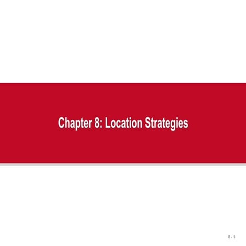 Productions & Operations Management Chapter 08