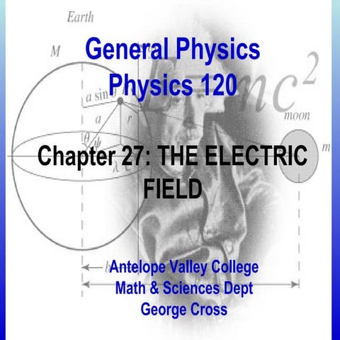 George Cross Electromagnetism Electric Field Lecture27 (2)