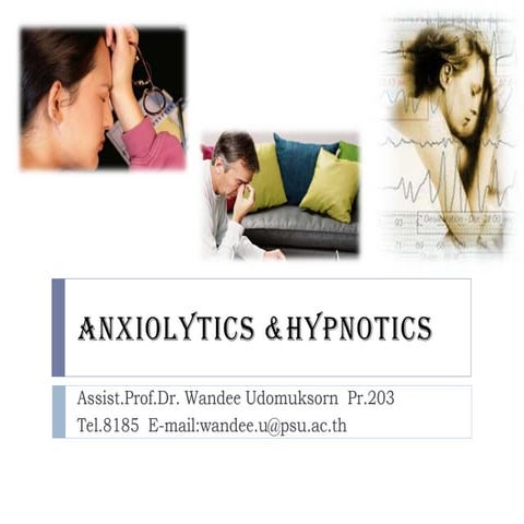 Lectureเธ—เธตเน 28เน เธฅเธฐ29 SEDATIVES HYPNOTICS.pdf