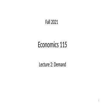 Lecture2 of an economics course at US university | PPTX