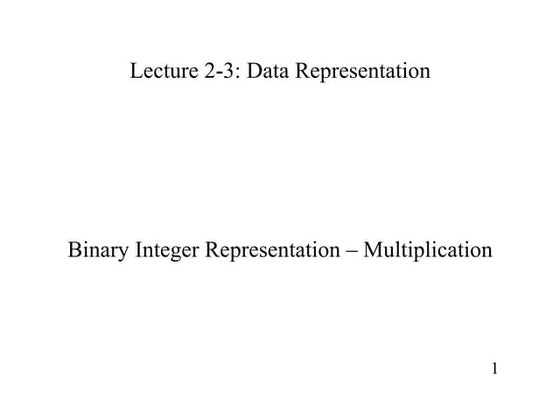 Multiplication algorithm, hardware and flowchart | PPT