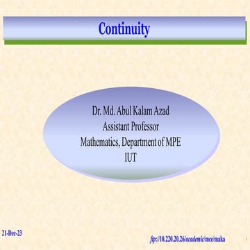 Engineering Math Continuity and Differentiability.pdf