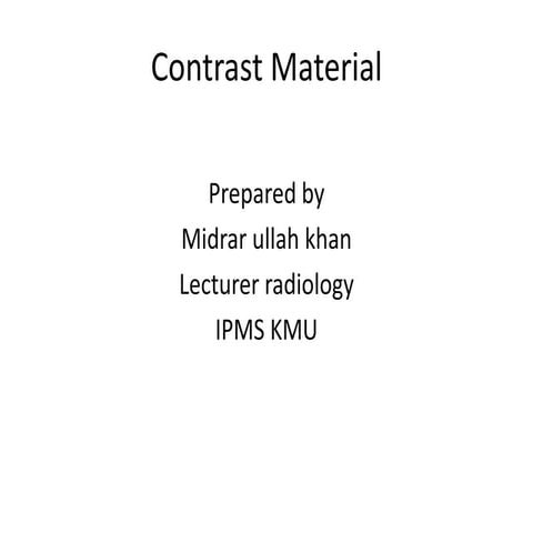 Lecture 2 contrast material