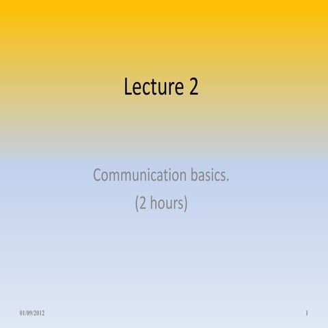 Lecture 2 encoding | PPT