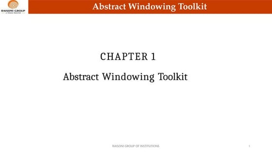 Java awt tutorial javatpoint | PDF