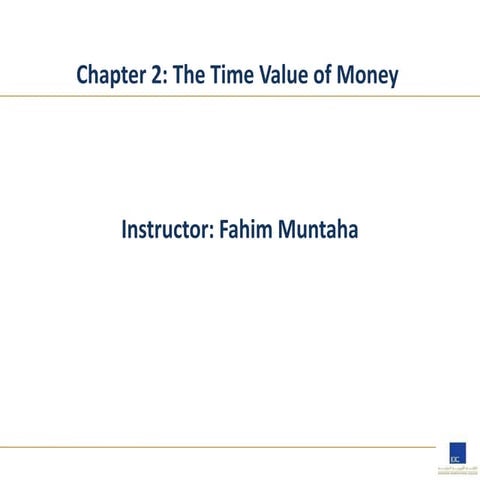 Time Value of Money