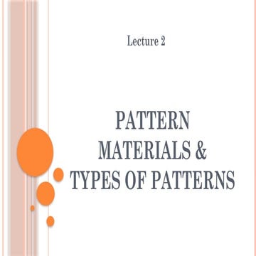 TYPES OF PATTERN AND ITS APPLICATION | PPTX