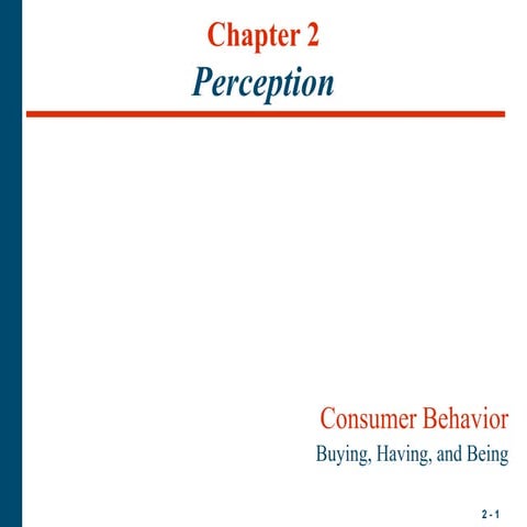Consumer behavior 