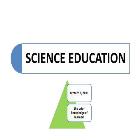 Lecture 2 (Prior Knowledge)