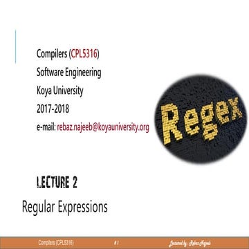 regular expressions (Regex) | PDF | Programming Languages | Computing