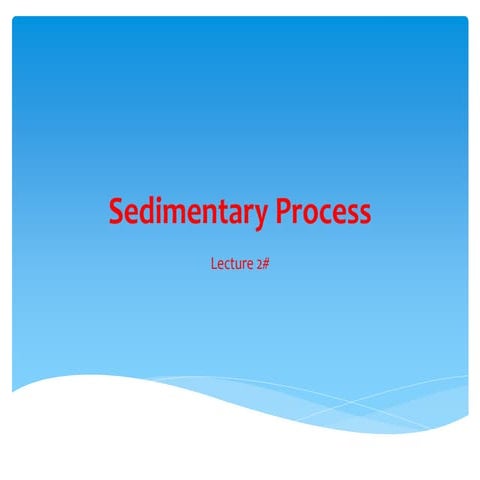 Sedimentary Process
