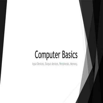 computer systems architecture and basics