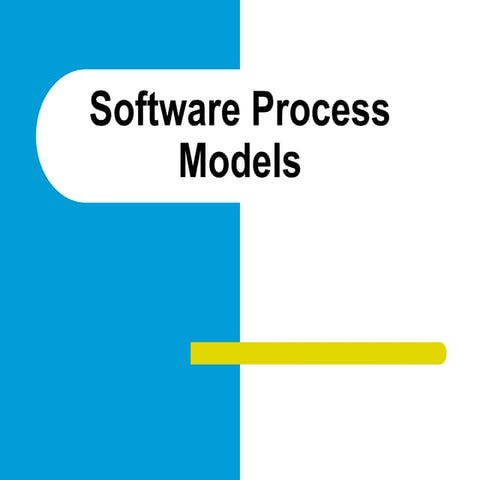 Lecture 3: Software Process Models (Evolutionary Model Prototype Model ...