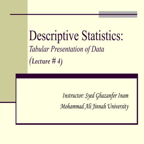 Lesson 5 data presentation | PPTX