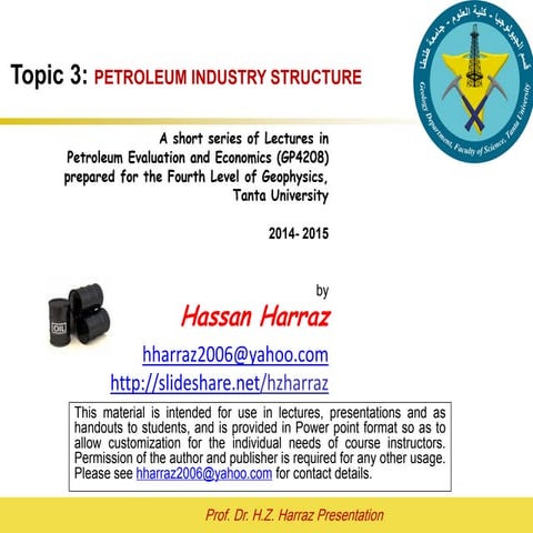 PETROLEUM INDUSTRY STRUCTURE 