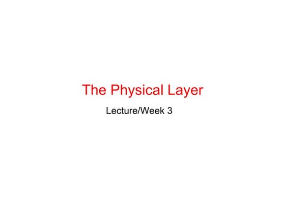 physical layer | PPTX