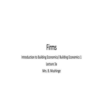 Building Economics Lecture 3a - Firms.pdf
