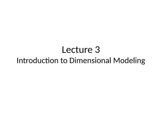 Multidimentional data model | PDF | Databases | Computer Software and ...